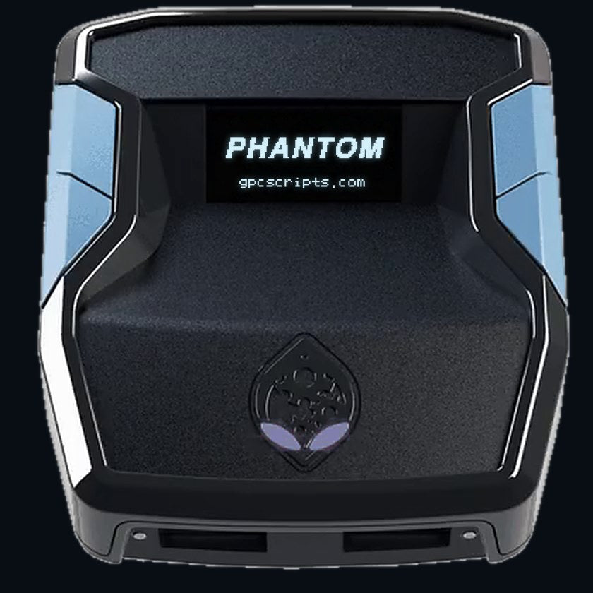 PHANTOM boot animation and mod menu on a Cronus Zen